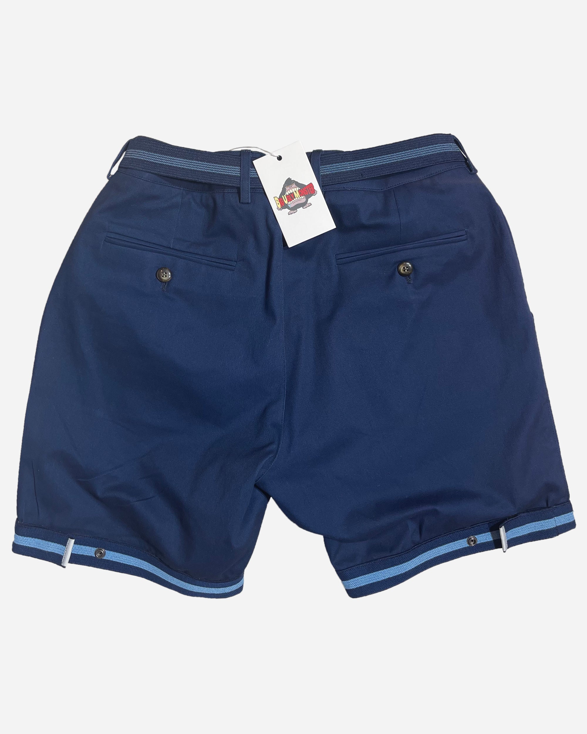 cotton navy blue shorts: | Big Ugly Monster