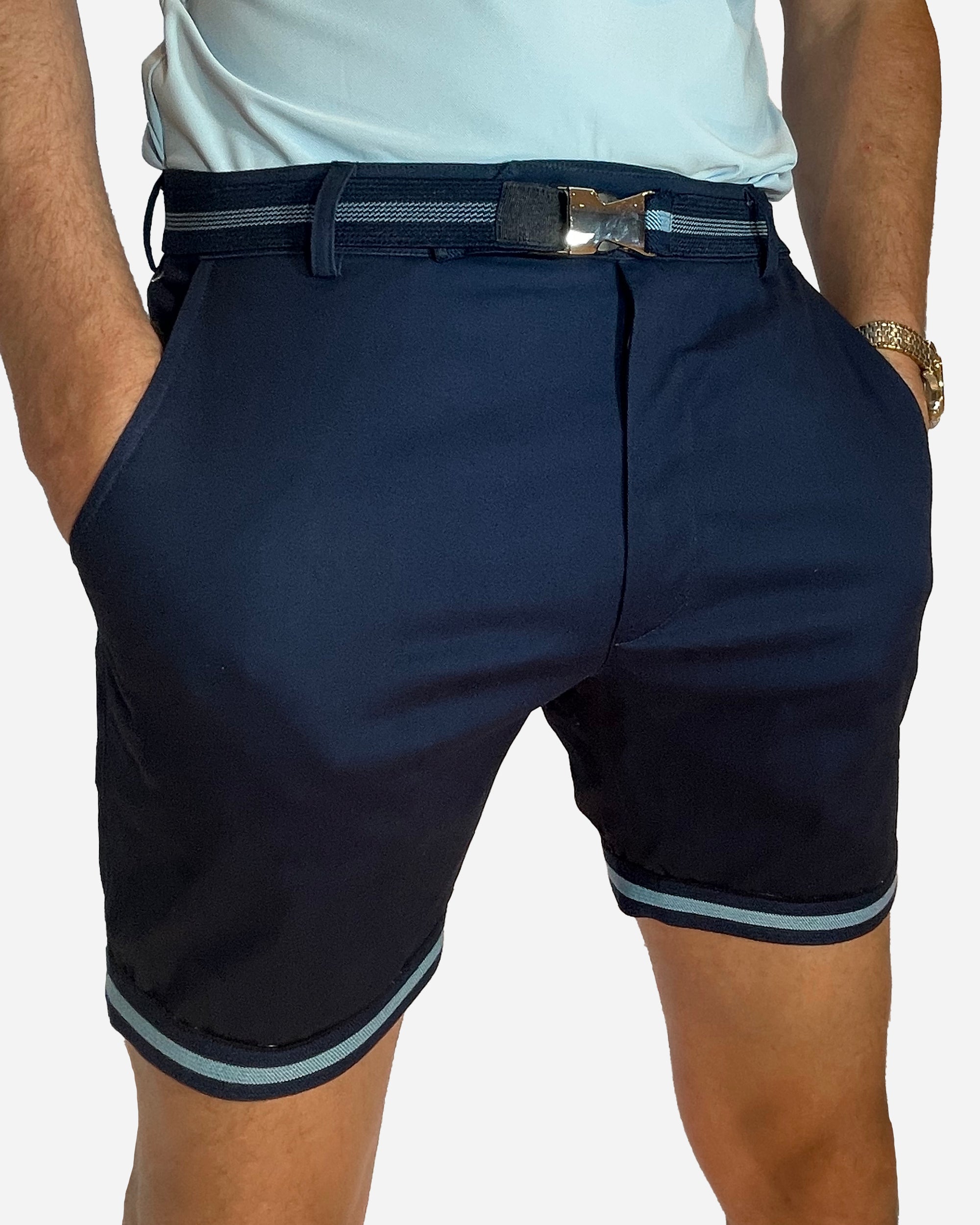 navy blue cotton shorts: | Big Ugly Monster