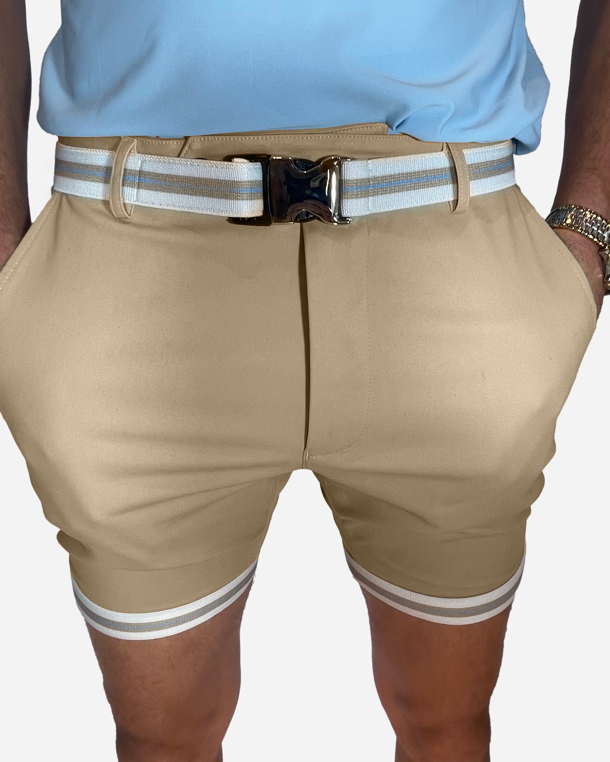 beige shorts mens | Big Ugly Monster