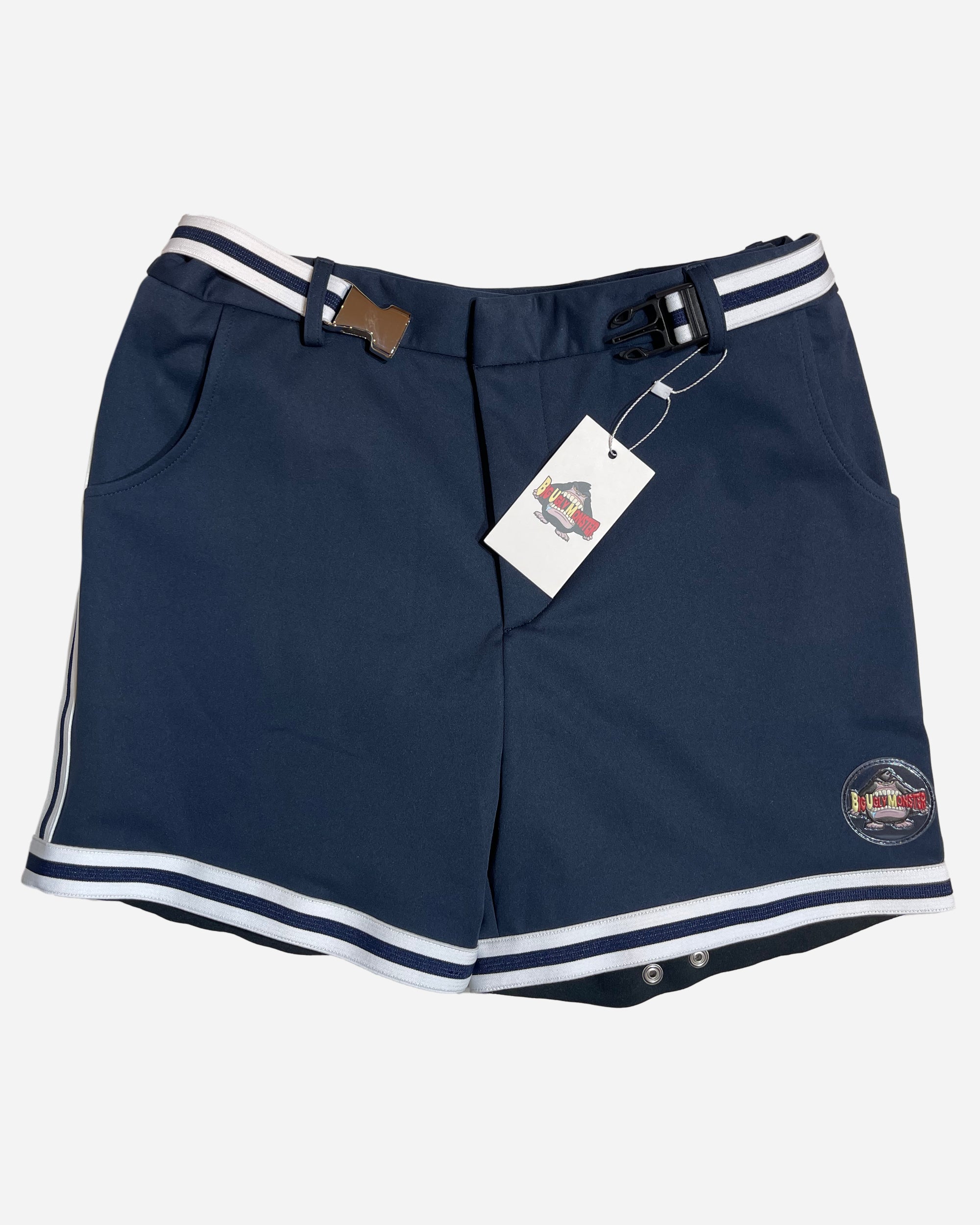 navy blue swim shorts